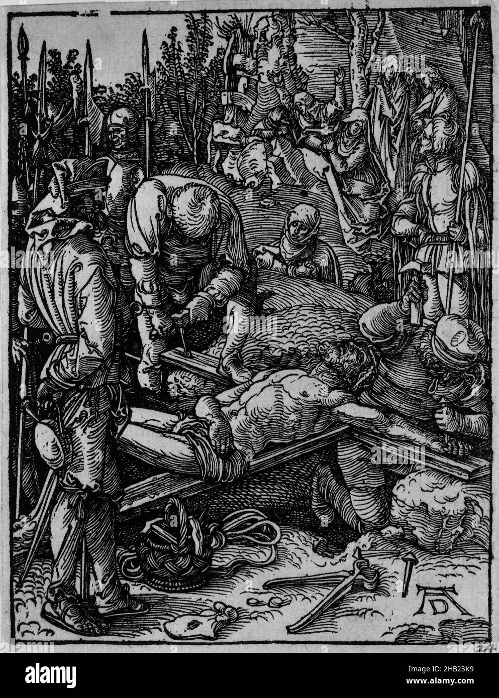 The Nailing On The Cross High Resolution Stock Photography And Images Alamy