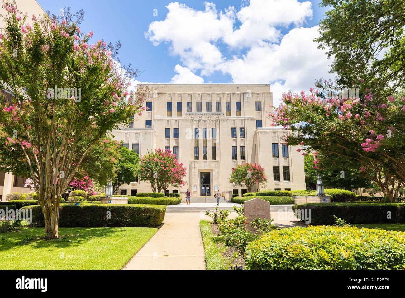 Longview, Texas, USA June 30, 2021 The Gregg County Courthouse Stock