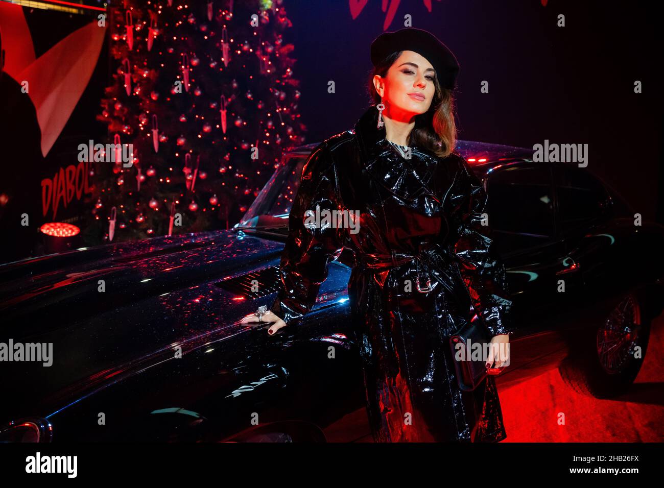 Italian singer-songwriter Paola Iezzi on the red carpet for the