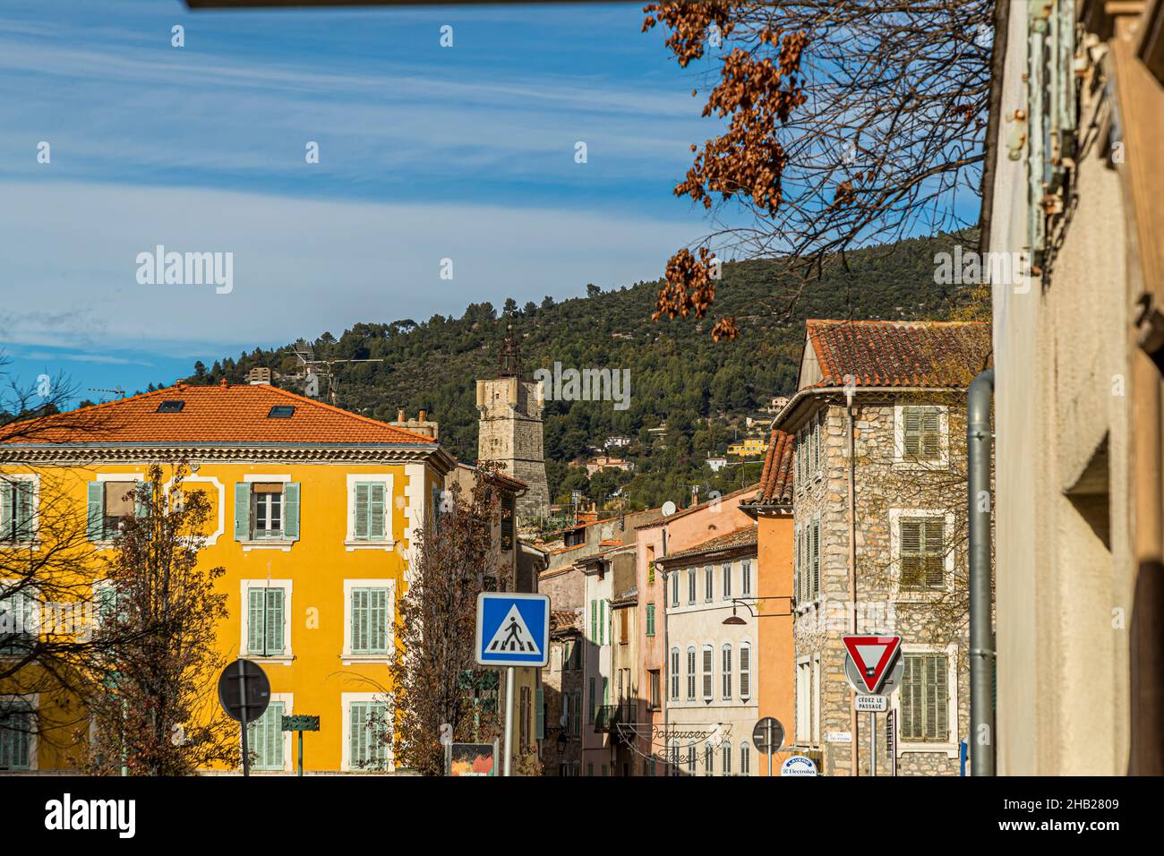 Draguignan city view, France Stock Photo