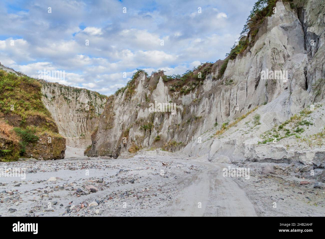 Lahar mudflow remnants at Pinatubo volcano, Philippines Stock Photo Alamy