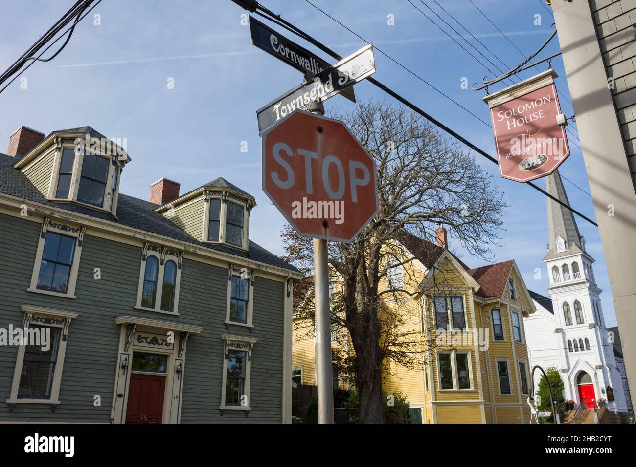 Architectural Heritage Homes, Historic Lunenburg, Nova Scotia, Canada