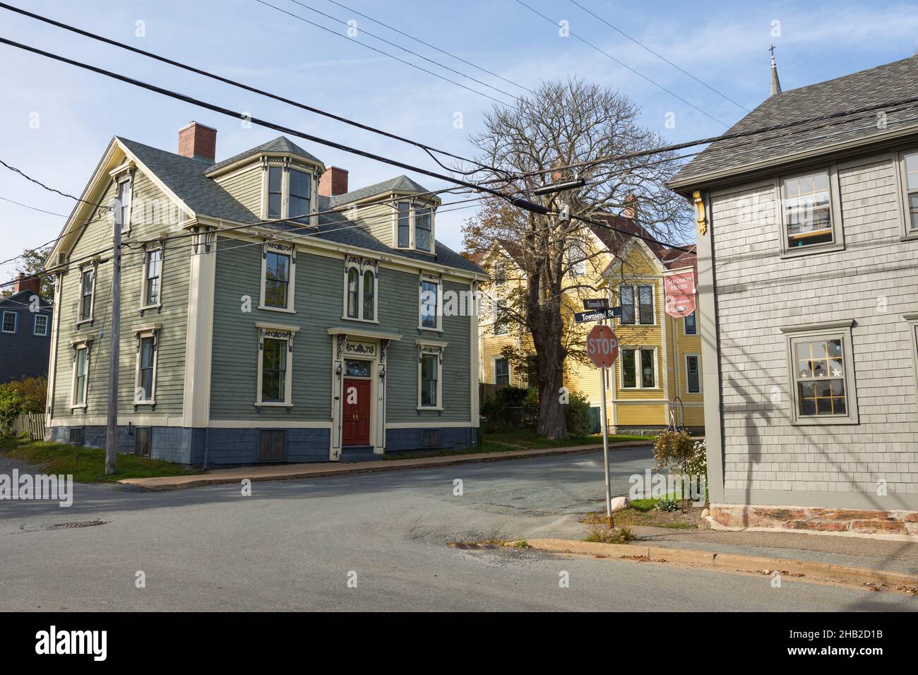 Architectural Heritage Homes, Historic Lunenburg, Nova Scotia, Canada