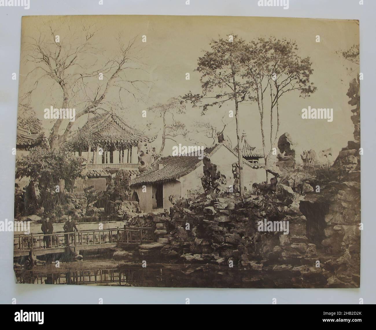 Late 19th century photograph - Tea House, Japan Stock Photo - Alamy