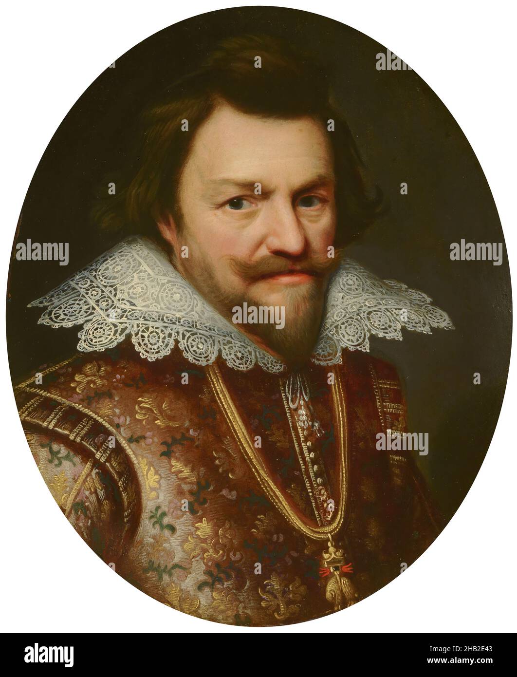 Portrait of Philips Willem 1554-1618, Prince of Orange, Michiel Jansz van Mierevelt, workshop of Stock Photo