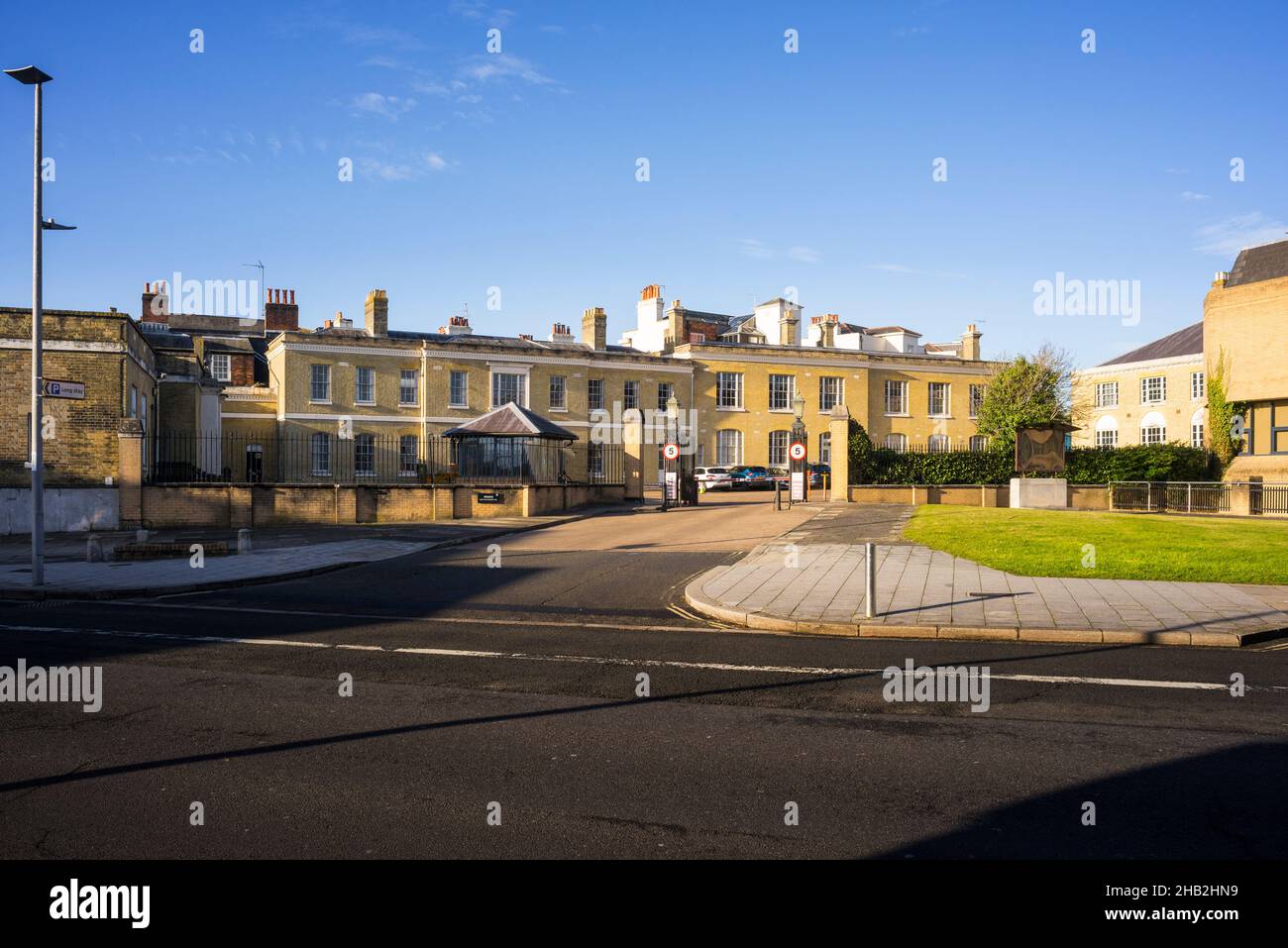 The former Ordnance Survey headquarters buildings in London Road, Southampton which they occupied from 1841 to 1969. Stock Photo