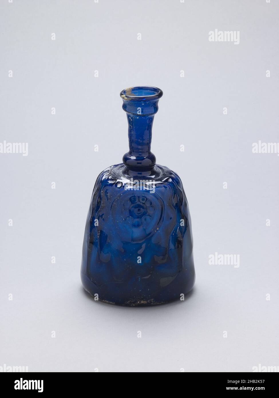 Bottle, Persian, c.800–1000, Glass, Made in Iran, Asia, Containers, glassware, 7 5/16 x 4 in. (18.5 x 10.2 cm Stock Photo