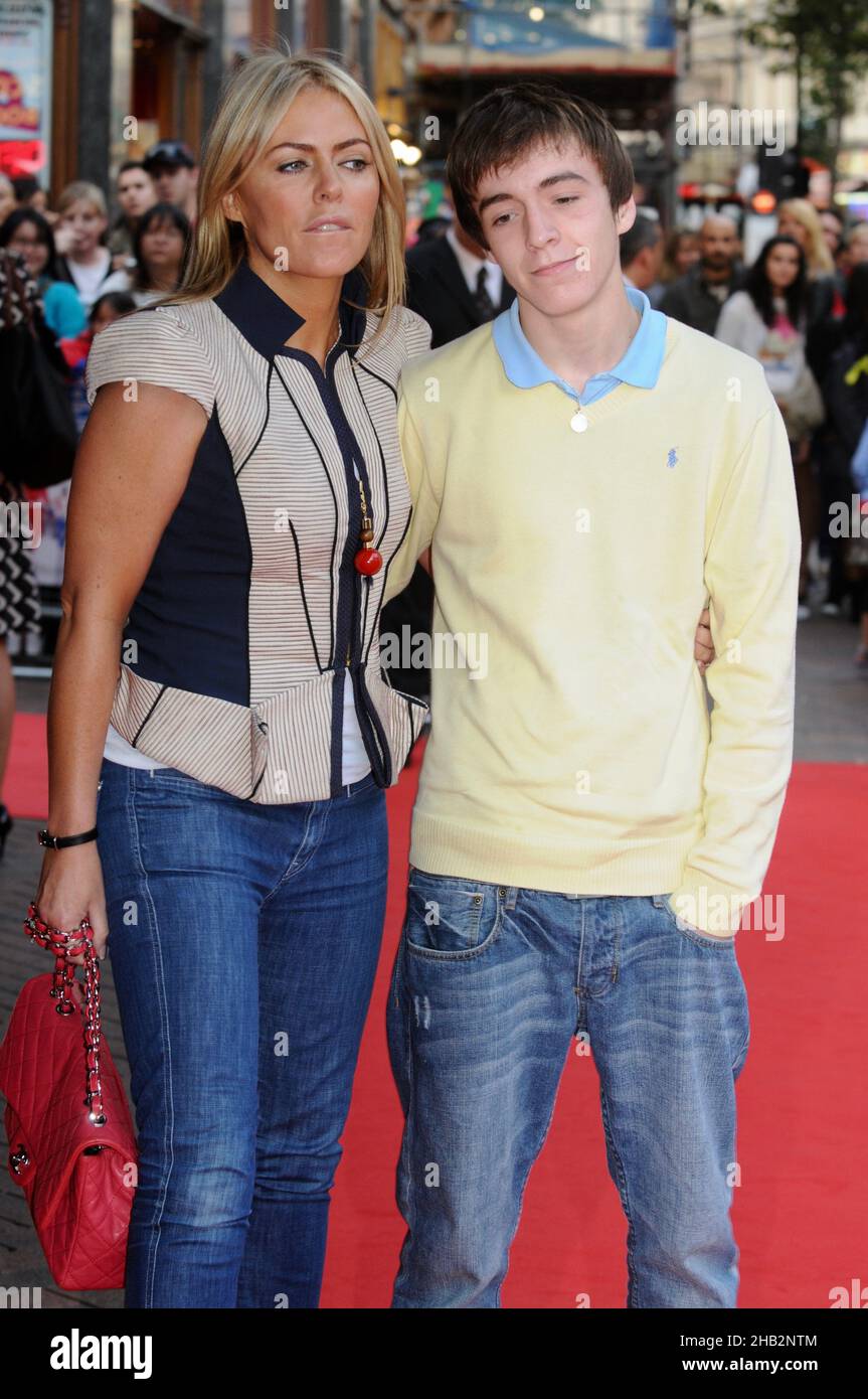 Patsy Kensit with her son James Kensit, UK Premiere of "The Firm", Vue