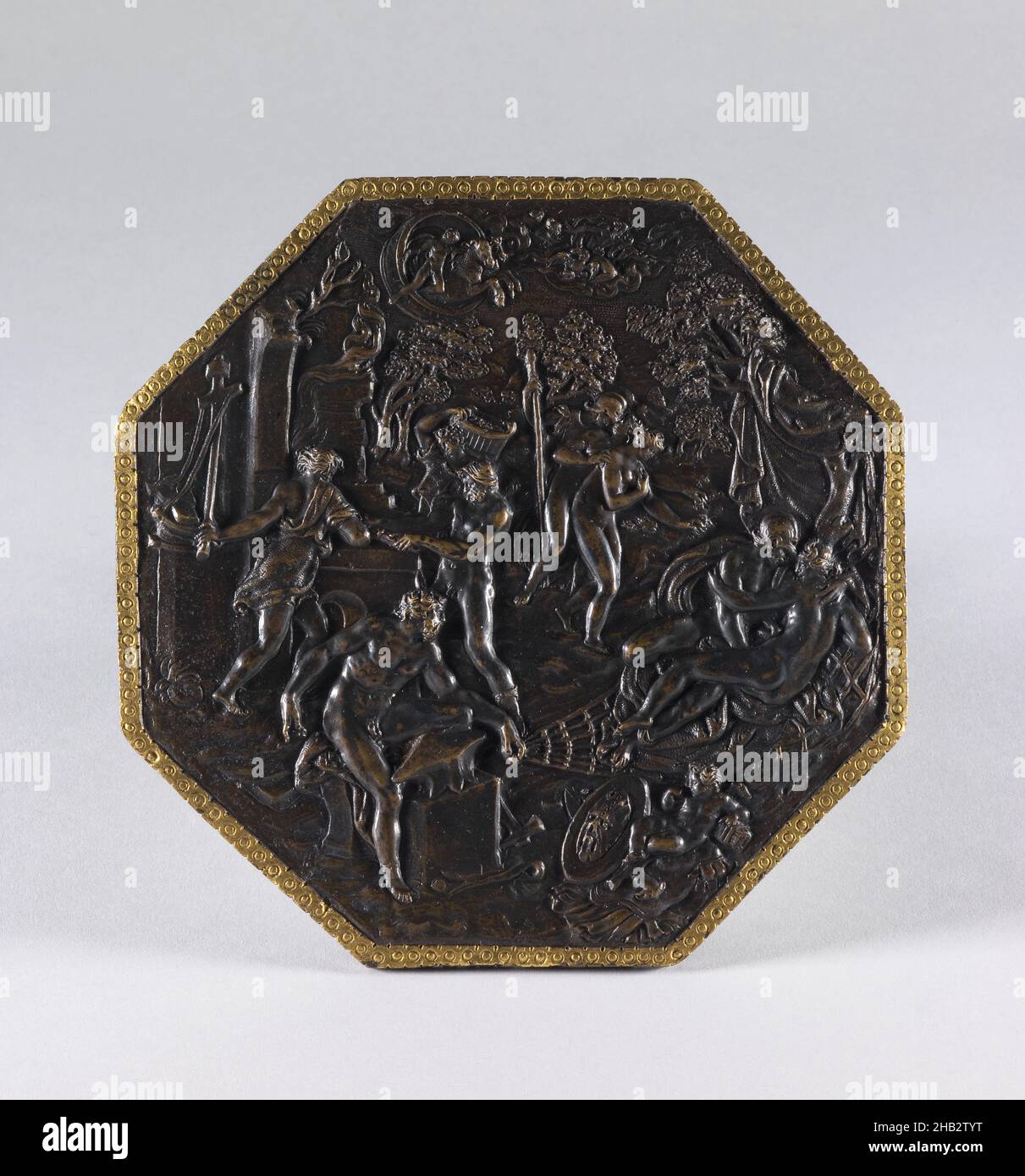 Octagonal bronze plaque hires stock photography and images Alamy