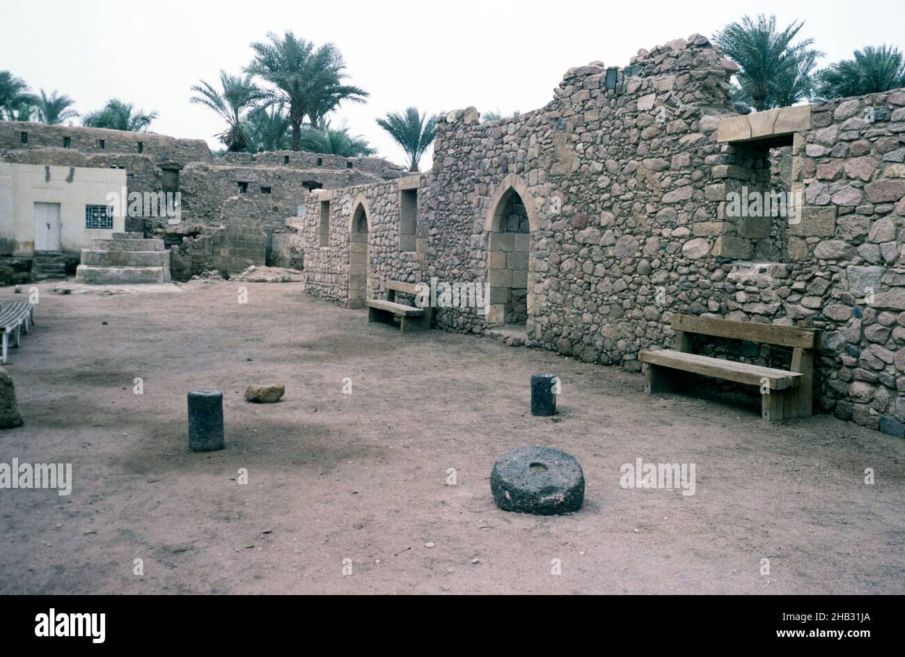 Aqaba Castle, Mamluk Castle, Aqaba, Jordan,  Crusaders fortress in 1998 Stock Photo