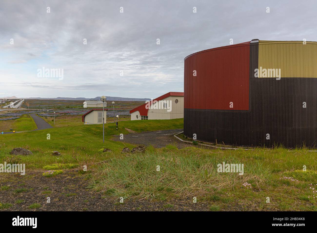 Iceland Water Steam Refinery. For heating up homes Stock Photo Alamy