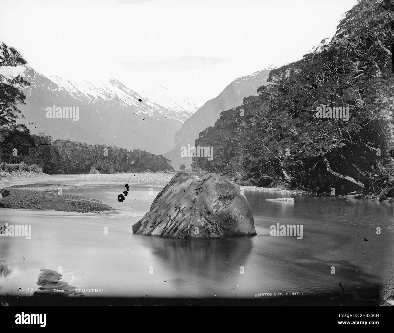The Matukituki, Burton Brothers studio, photography studio, 1870s ...