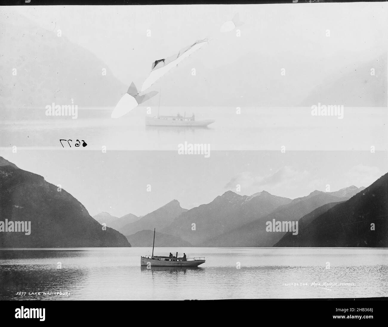 Lake Manapouri, Burton Brothers studio, photography studio, New Zealand