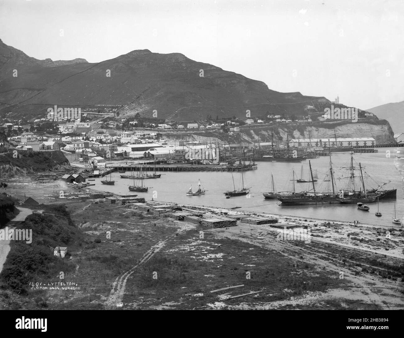 Lyttelton, Burton Brothers studio, photography studio, gelatin dry