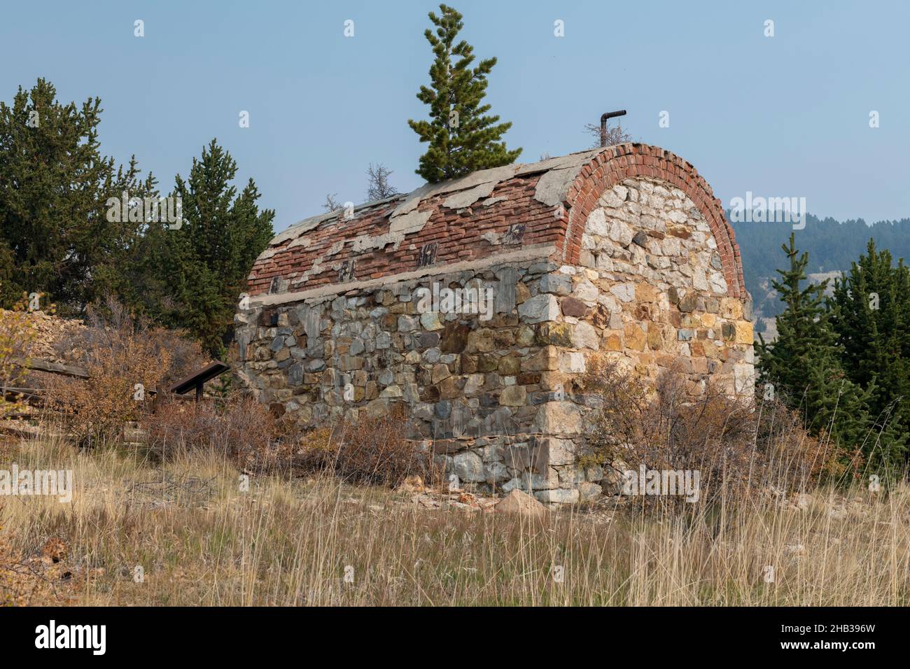Colorado, Teller County, Victor, Vindicator Valley Trail. Historic gold