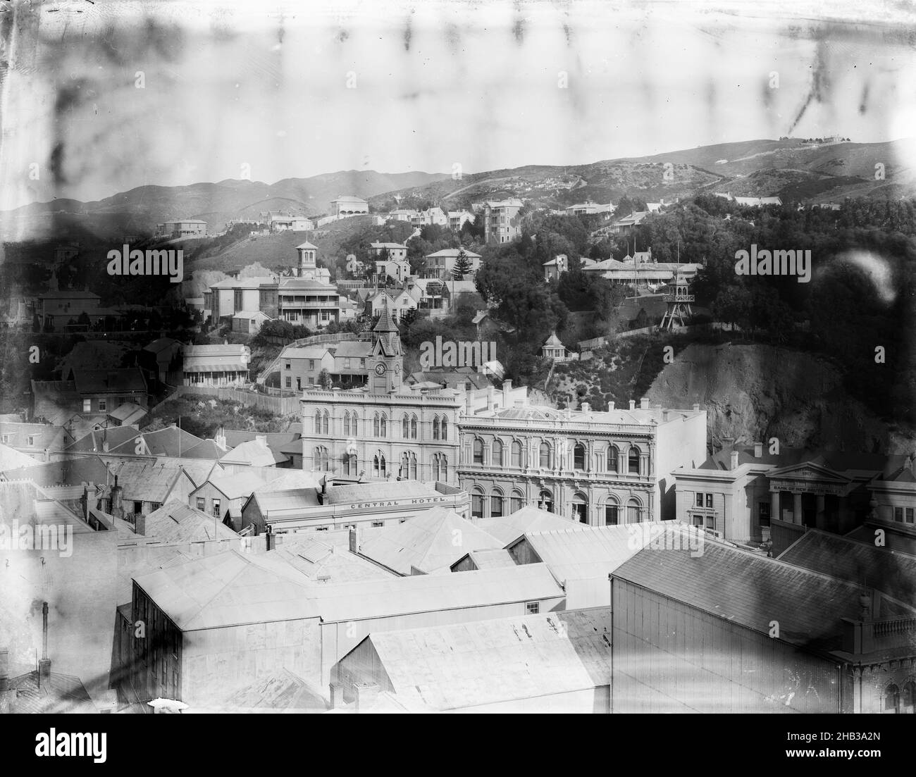 Wellington from Post Office Tower, Burton Brothers studio, photography studio, 18801887