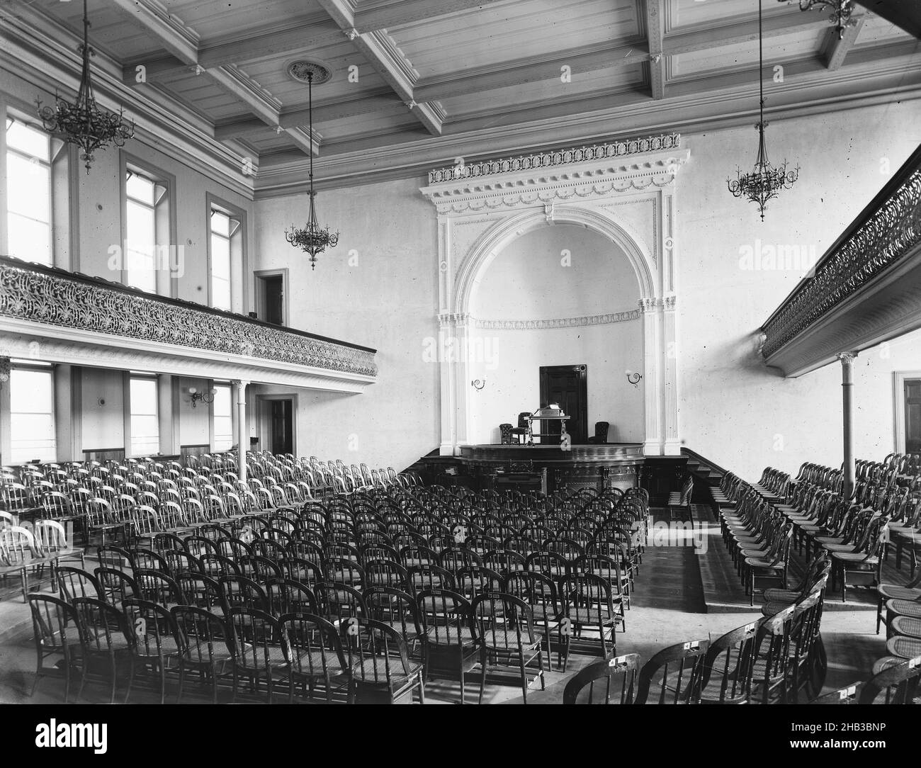 [Interior of Mr Sturgeon's Tabernacle, Auckland], Burton Brothers