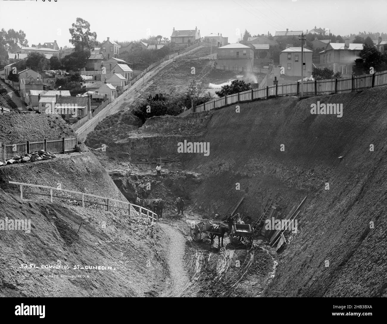 Dowling Street, Dunedin, Burton Brothers studio, photography studio