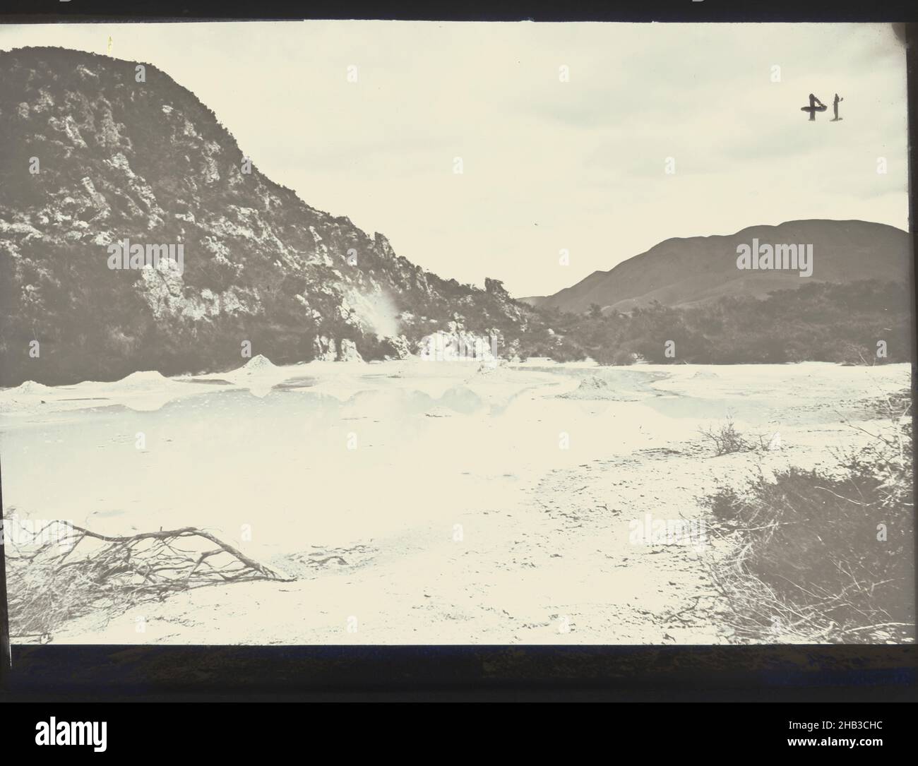Mount Tarawera Eruption Rotomahana The Boiling Mud Springs, Burton