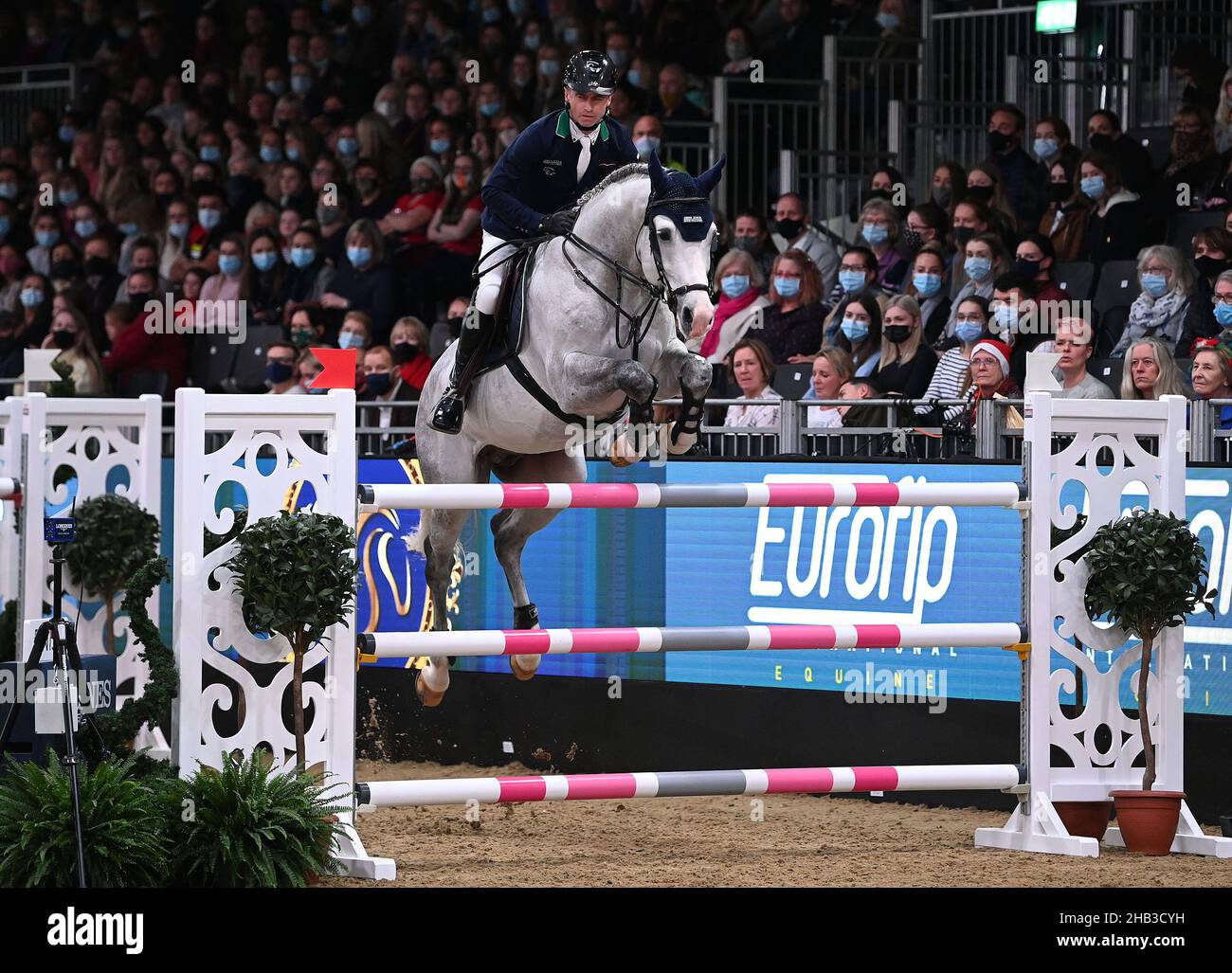 London, UK. 16th Dec, 2021. London International Horse Show. Excel London. Royal Victoria Dock