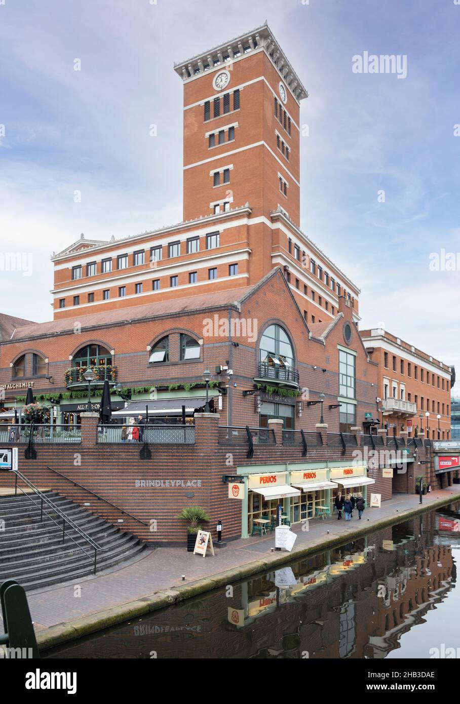 Brindleyplace buildings in Birmingham City Centre Stock Photo