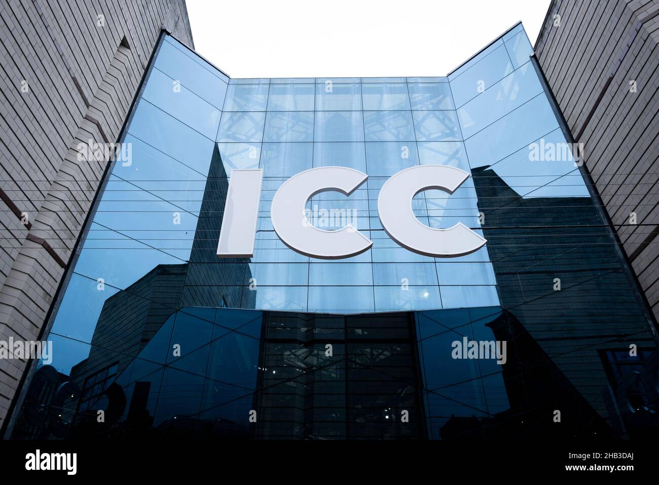 The International Convention Centre venue in Birmingham City Centre Stock Photo