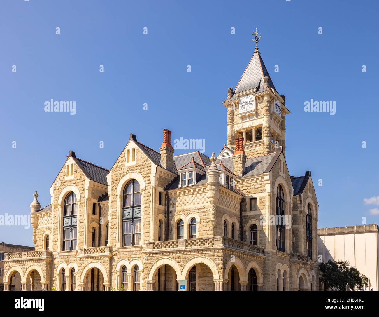 Victoria, Texas, USA - September 20, 2021: The Historic Victoria County ...