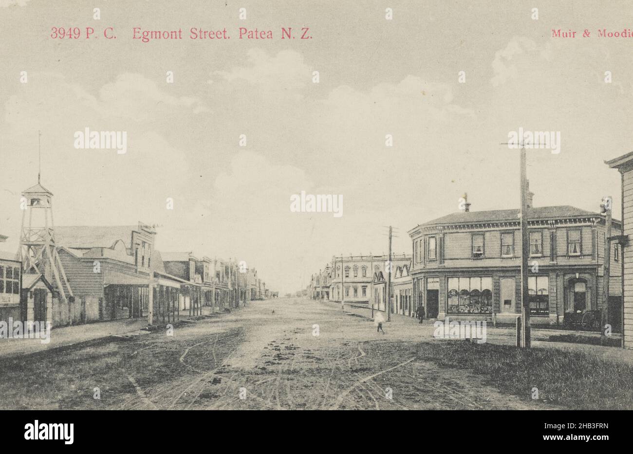 Egmont Street, Patea, New Zealand, Muir & Moodie studio, 19041915