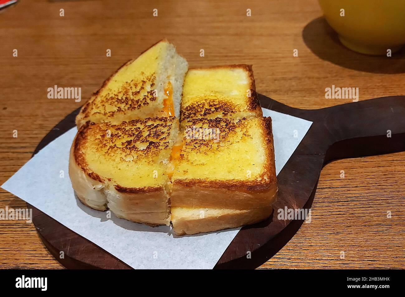 Roti Bakar Toasted, Toast Bread, Cafe, Jakarta, Indonesia Stock Photo