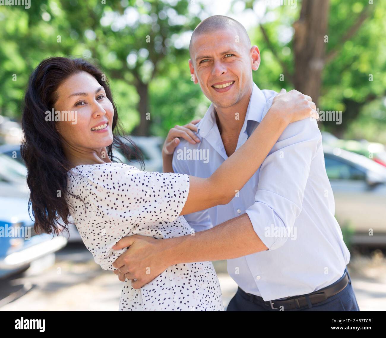 couple having a date Stock Photo Alamy