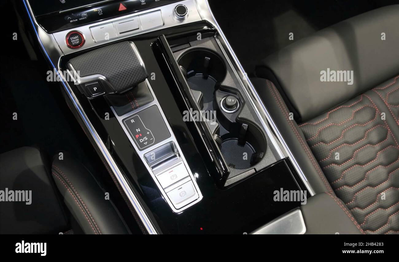 Audi RS6 Avant - Luxurious, Comfortable And Modern Car Interior Stock Photo  - Alamy