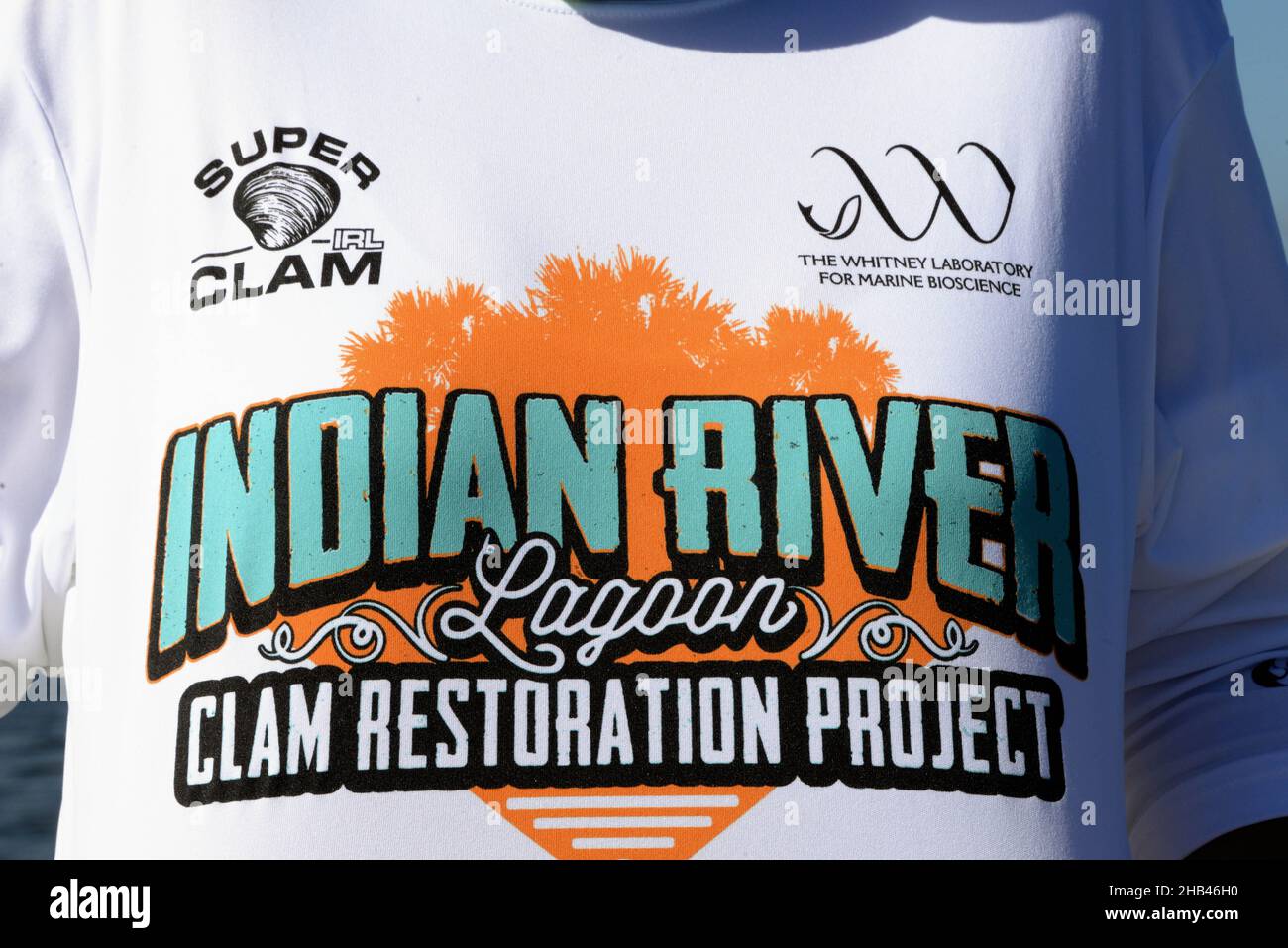 Melbourne Beach, Brevard County, Florida. USA. December 16, 2021. The  Indian River Lagoon Clam Restoration Project (IRLCRP) is a 4-year-old  grassroots organization working to clean the waters of the Indian River  Lagoon