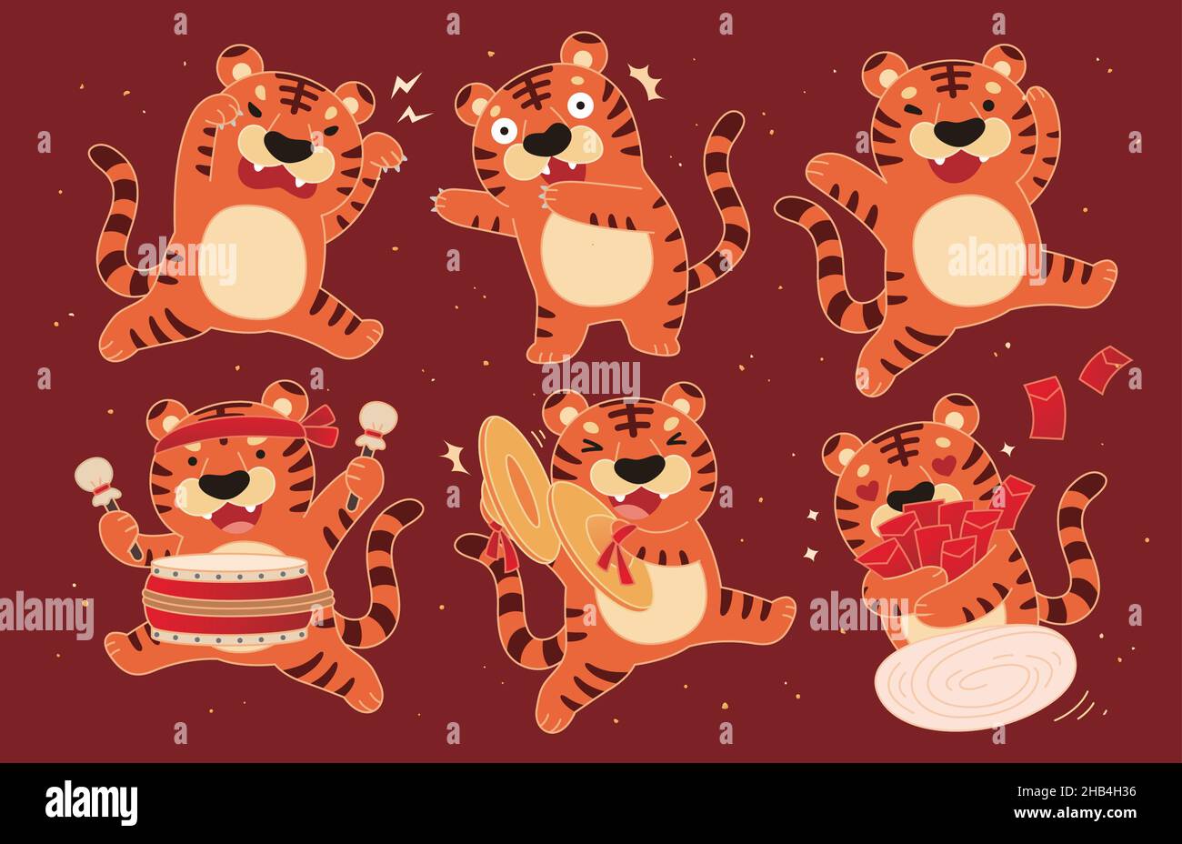 chinese new year tiger character