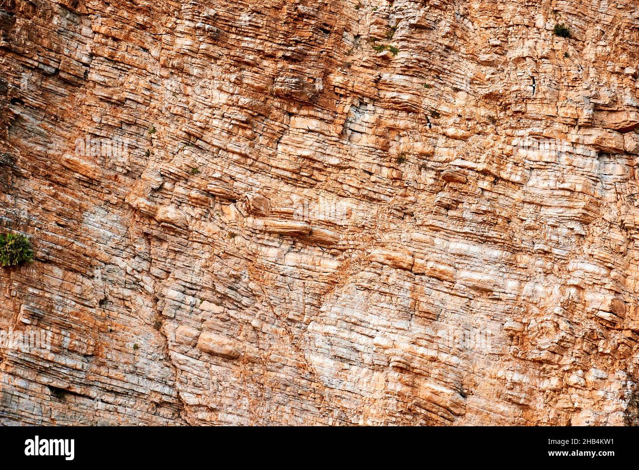 Yellow cut rock texture. Abstract natural backgrounds Stock Photo