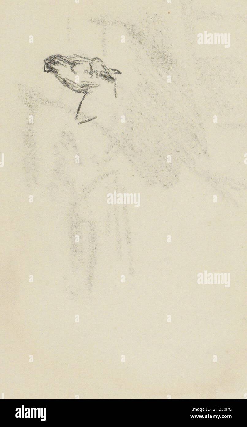 Sheet 17 verso from sketchbook LIX with 21 sheets, Horse's head, Isaac