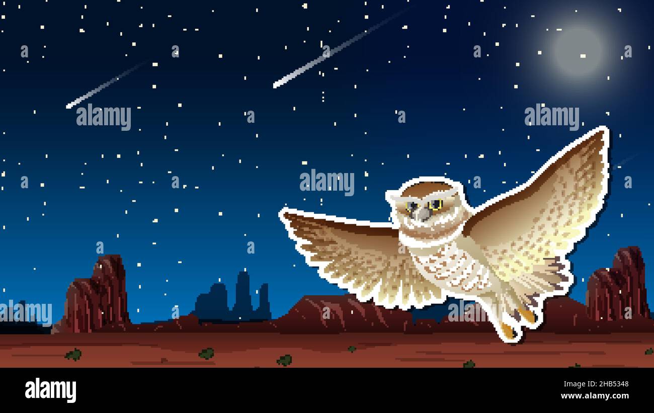 Flying nocturnal mammal Stock Vector Images - Alamy