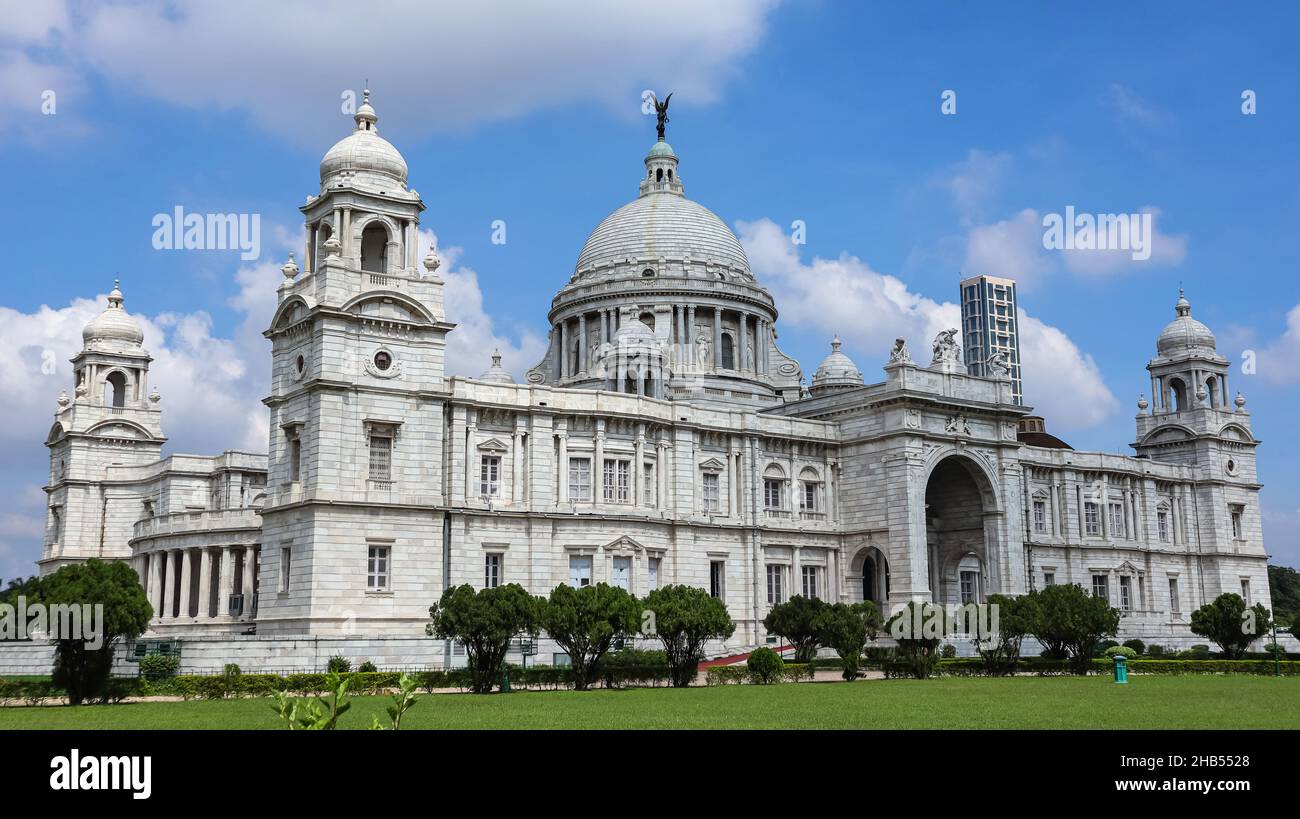 Victoria Memorial Hall, Kolkata, West Bengal,India. Currently serves as a museum. Stock Photo