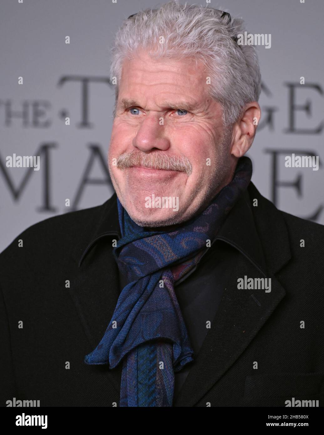 Los Angeles, USA. 16th Dec, 2021. LOS ANGELES, USA. December 16, 2021: Ron Perlman at the premiere of 'The Tragedy of Macbeth' at the Directors Guild of America Theatre. Picture Credit: Paul Smith/Alamy Live News Stock Photo