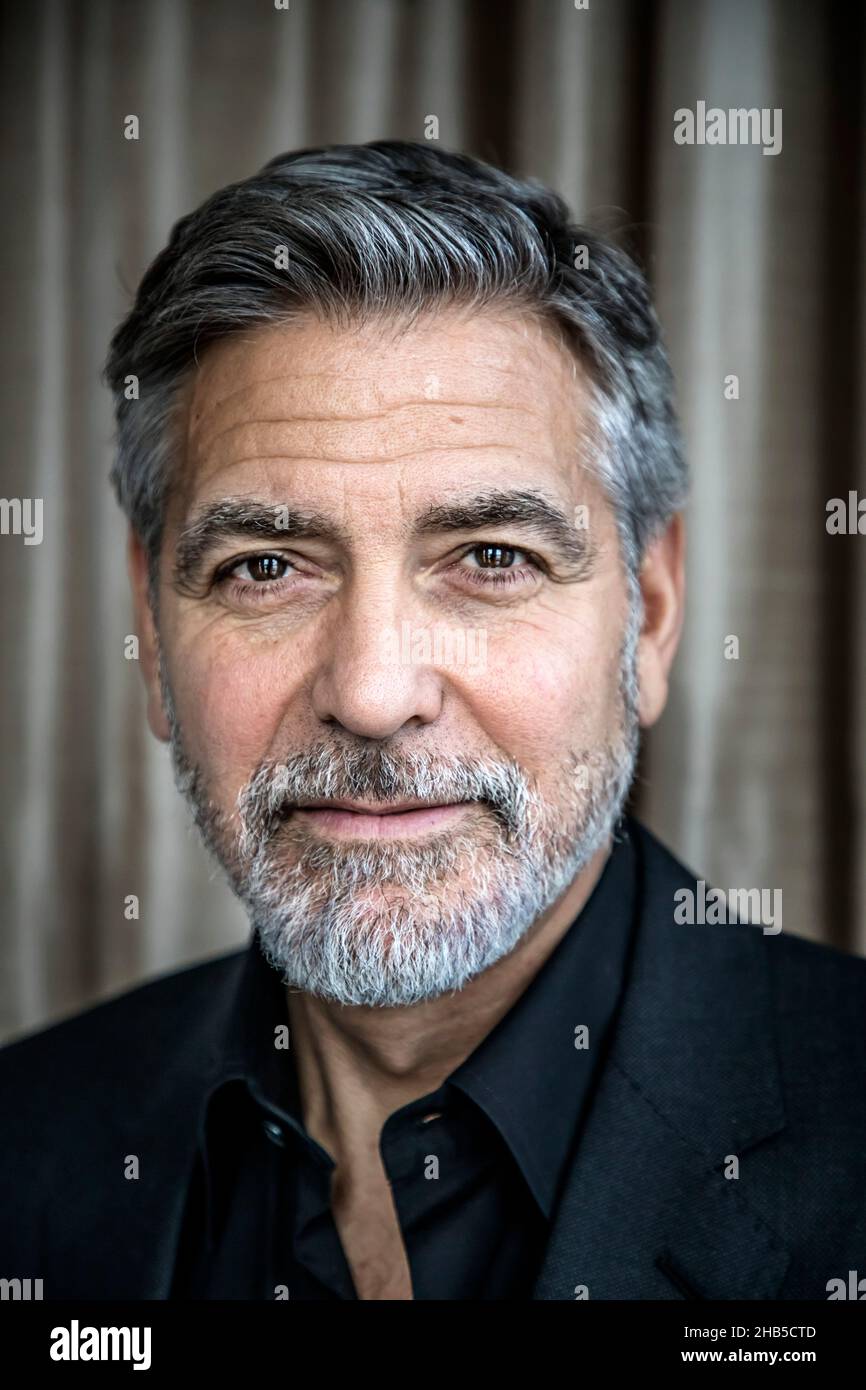 American actor george clooney photographed grand hotel in stockholm hi ...