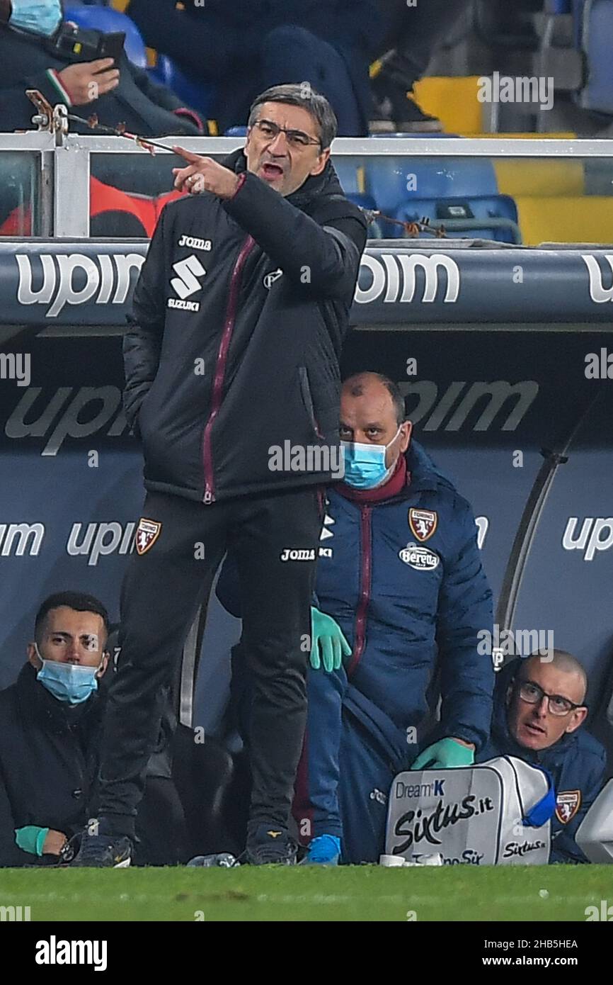 Ivan Juric (Torino) head coach during the Italian football Coppa Italia  match UC Sampdoria vs Torino FC on December 16, 2021 at the Stadio Luigi  Ferraris in Genova, Italy (Photo by Danilo