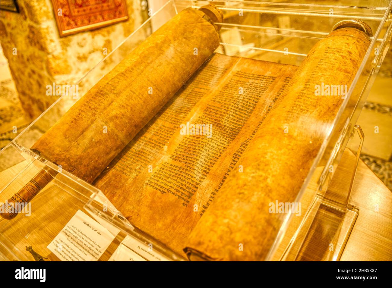 Rhodes synagogue interior, HDR Image Stock Photo - Alamy