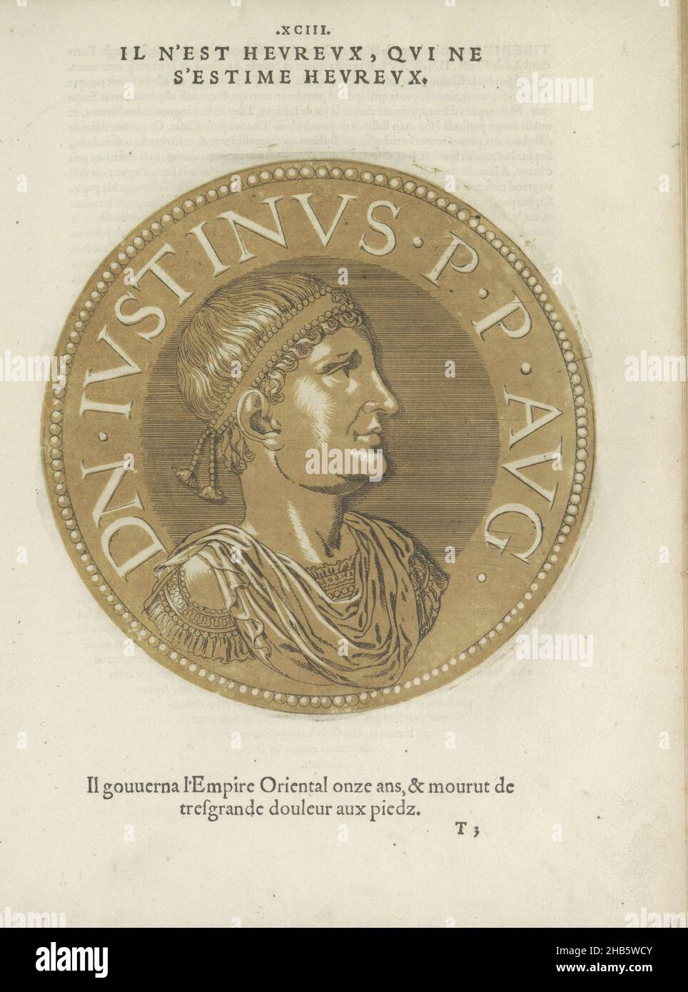 Portrait of Emperor Justin IILes images presque de tous les empereurs ...