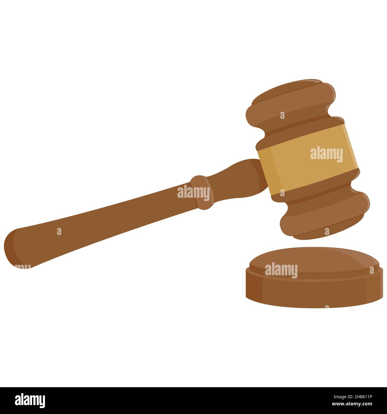 Judge gavel on white background Stock Photo Alamy