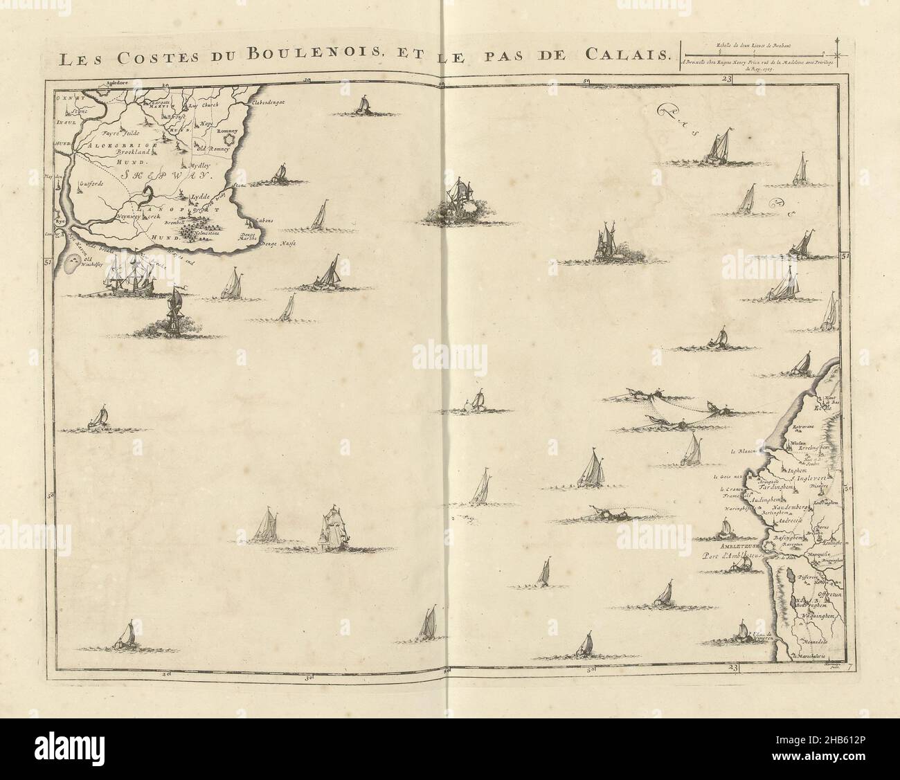 Calais map hires stock photography and images Alamy