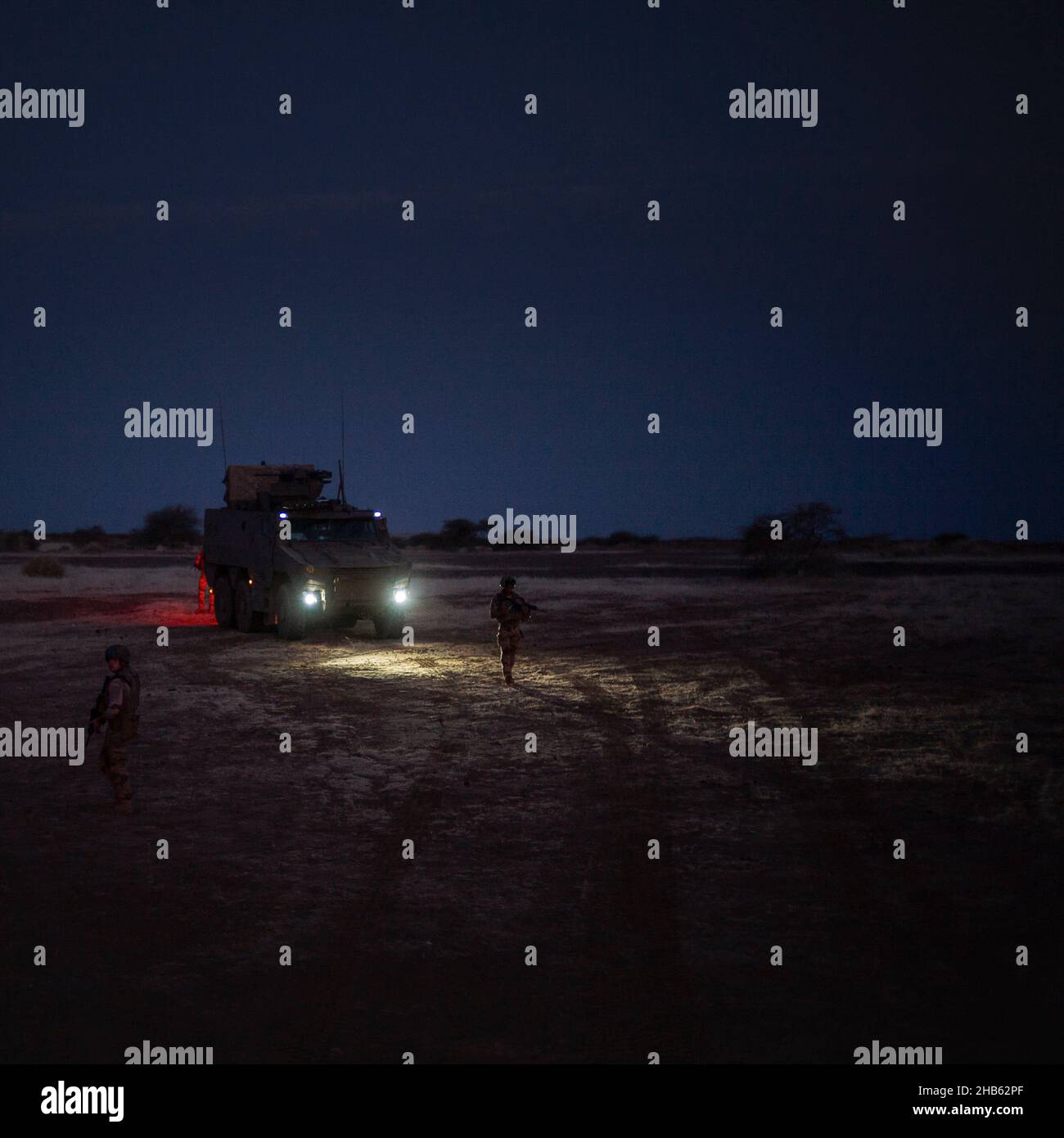 A platoon of the 3rd RIMA (naval infantry regiment), based in Vannes