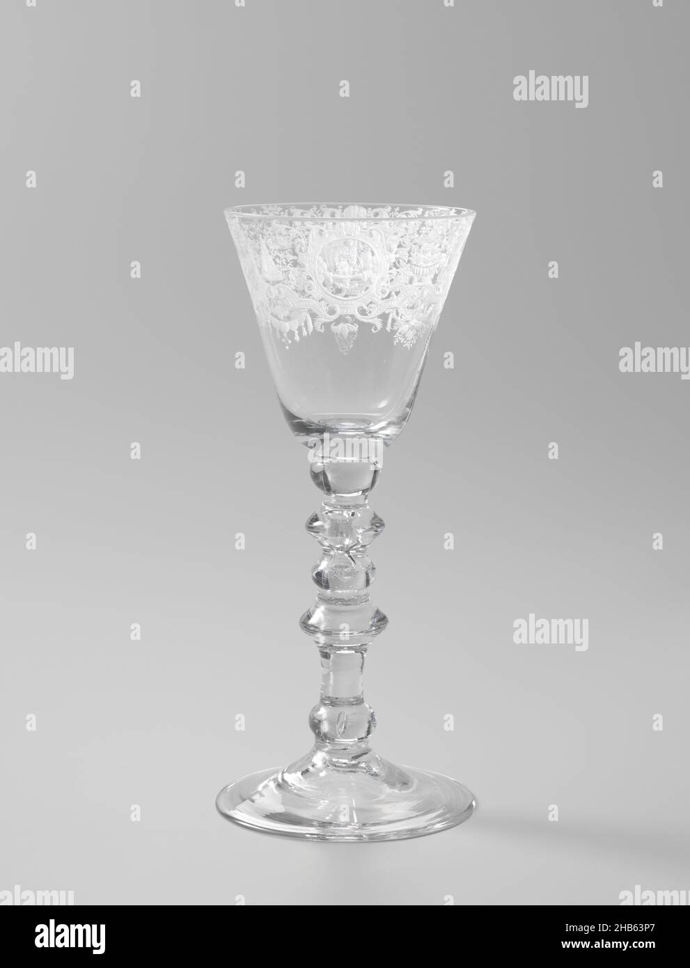Bishop Castle Wine Glass- no stem