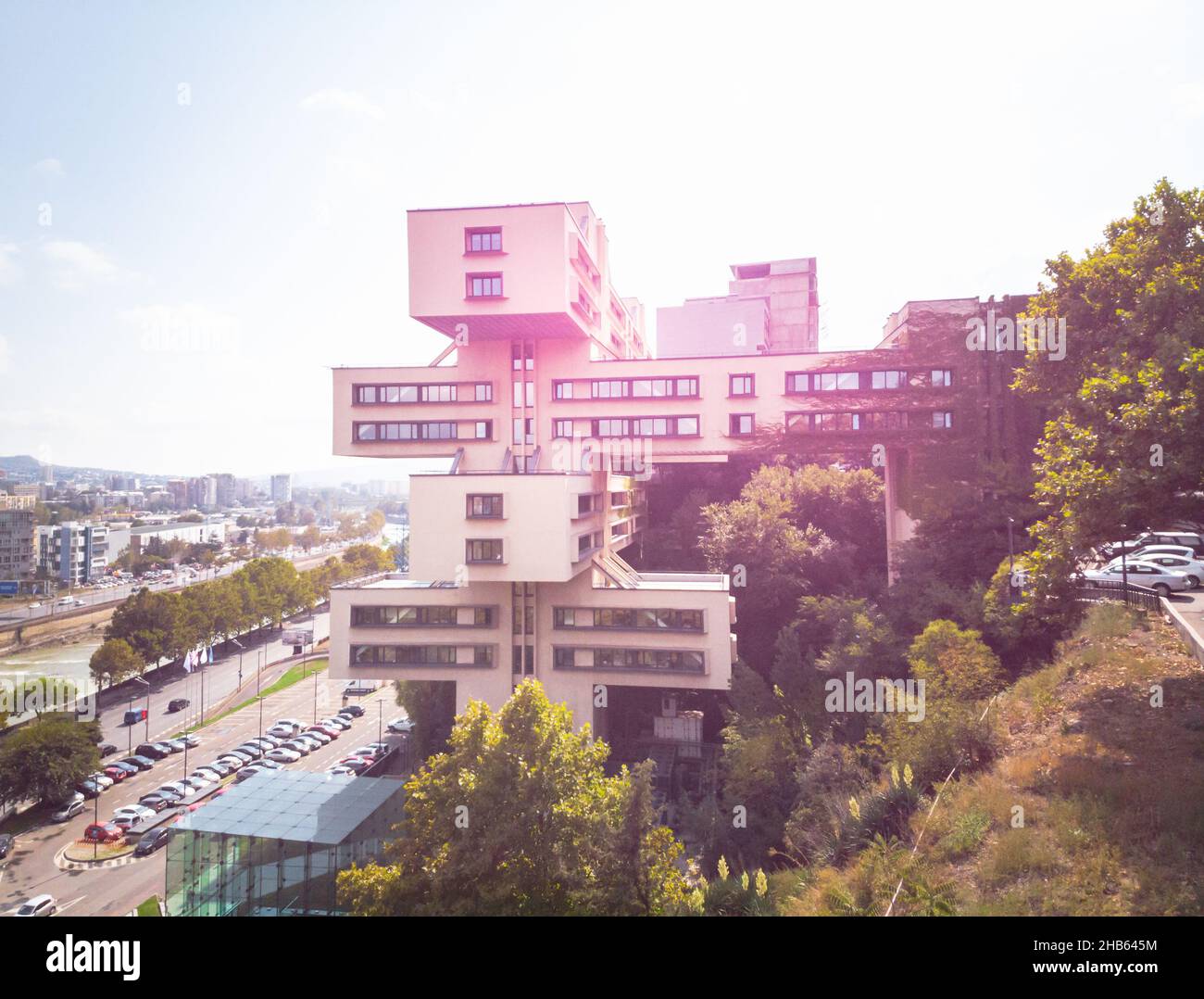 Bank of headquarters tbilisi hires stock photography and