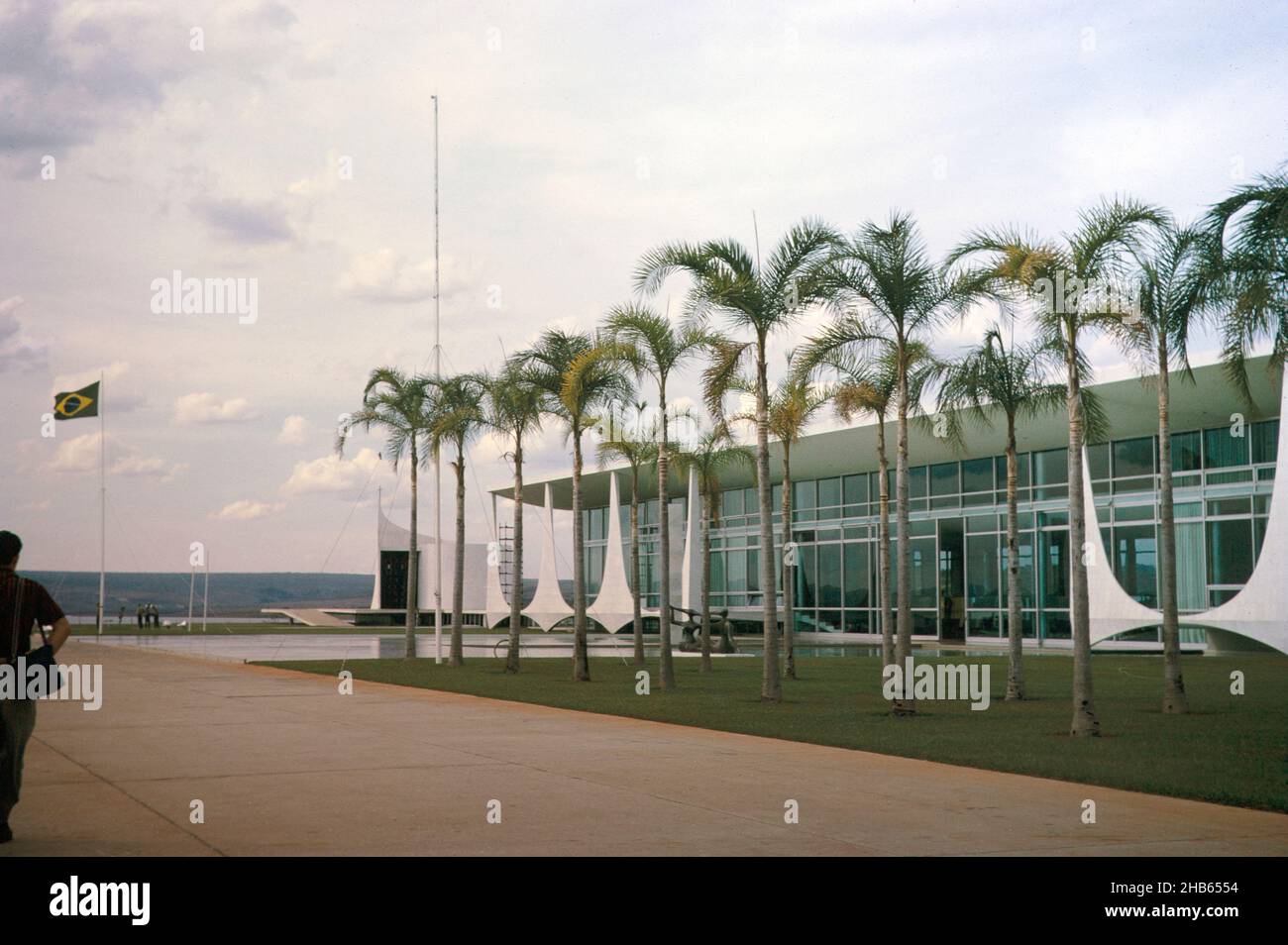 Presidential palace building, Palacio da Alvorada, built 1958 architect