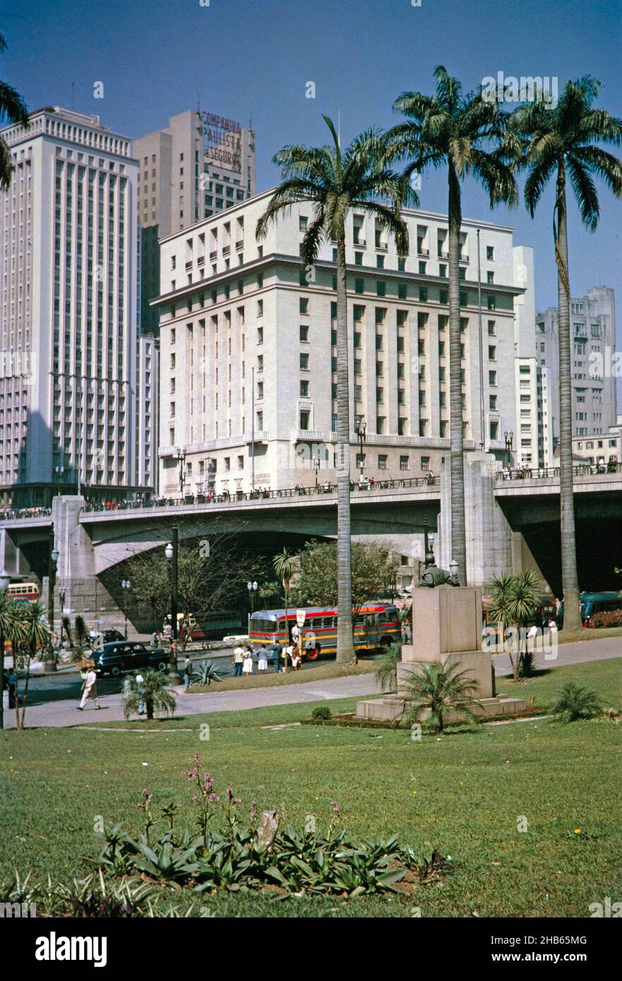 City centre of Sao Paulo, Brazil, South America 1962 Stock Photo - Alamy