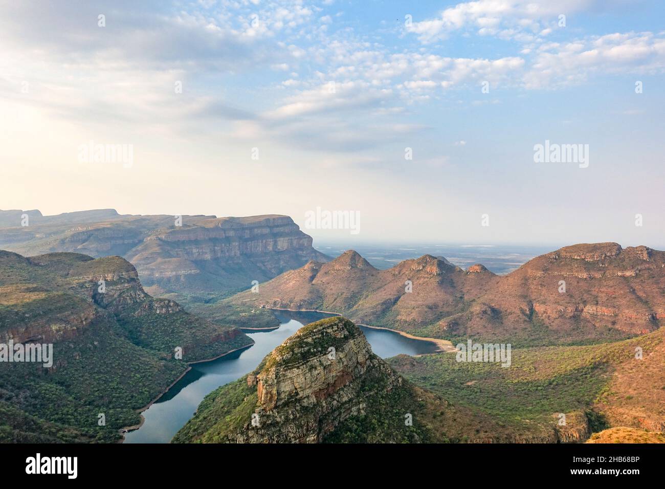 Panoramic view of the Blyde River Canyon, Mpumalanga, South Africa Stock Photo